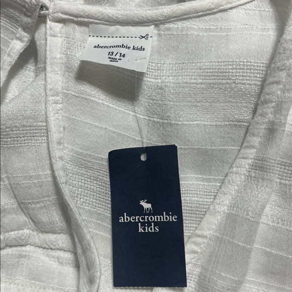 Abercrombie Kids Romper Sz 13/14 Coverup Vacation Cruise Wear Cinched Waist - Picture 6 of 7